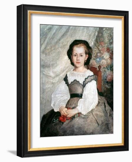 Renoir: Mlle Lacaux, 1864-Pierre-Auguste Renoir-Framed Giclee Print