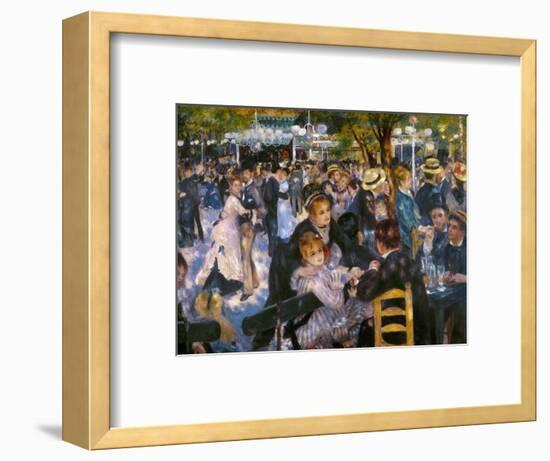 Renoir: Moulin De Galette-Pierre-Auguste Renoir-Framed Premium Giclee Print
