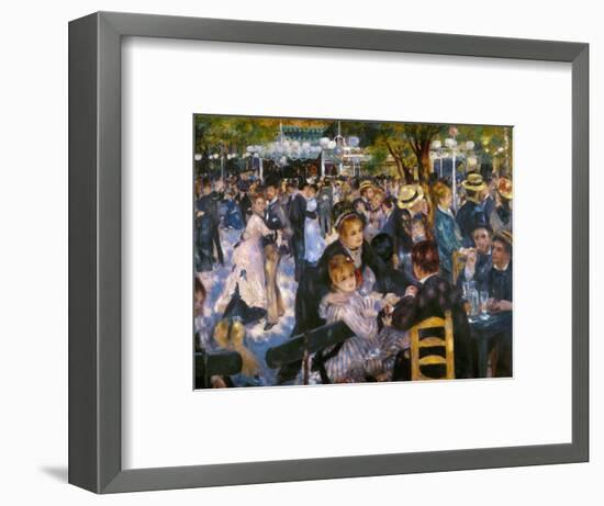 Renoir: Moulin De Galette-Pierre-Auguste Renoir-Framed Premium Giclee Print