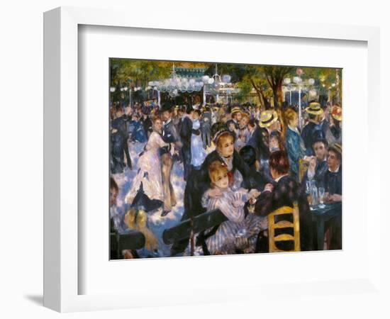 Renoir: Moulin De Galette-Pierre-Auguste Renoir-Framed Premium Giclee Print