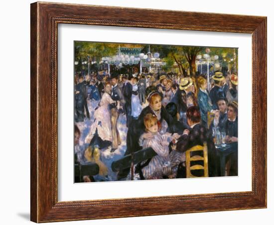 Renoir: Moulin De Galette-Pierre-Auguste Renoir-Framed Giclee Print