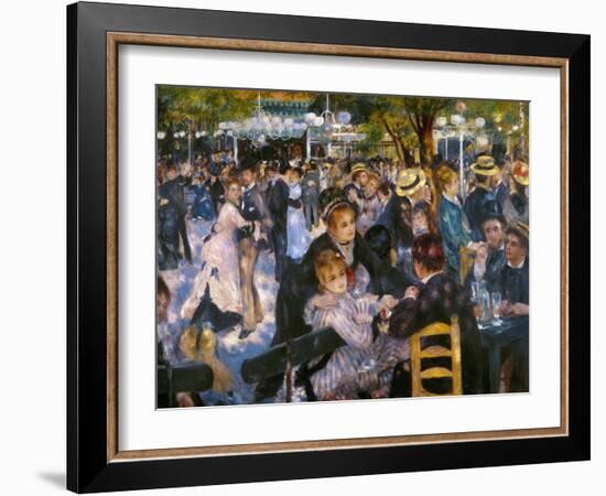 Renoir: Moulin De Galette-Pierre-Auguste Renoir-Framed Giclee Print