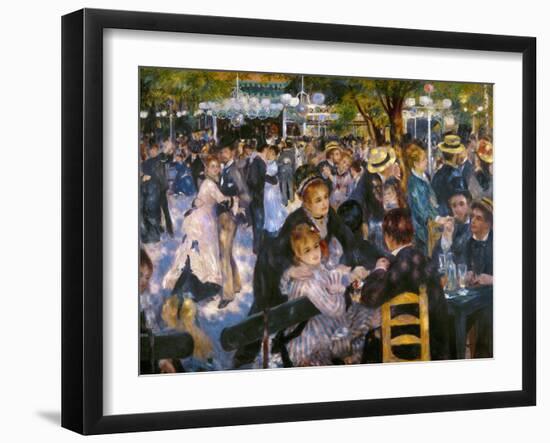 Renoir: Moulin De Galette-Pierre-Auguste Renoir-Framed Giclee Print