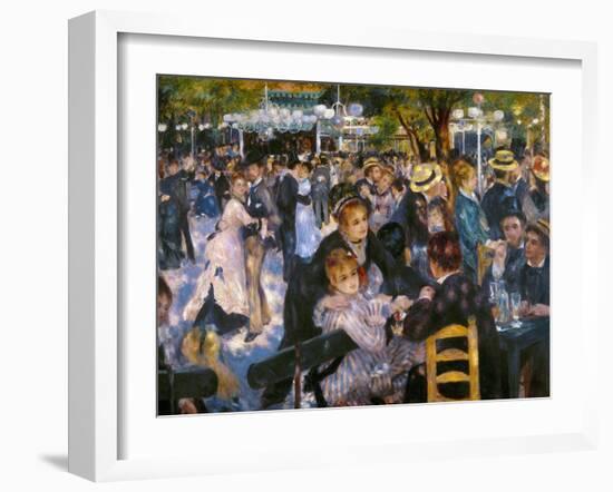 Renoir: Moulin De Galette-Pierre-Auguste Renoir-Framed Giclee Print