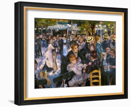 Renoir: Moulin De Galette-Pierre-Auguste Renoir-Framed Giclee Print