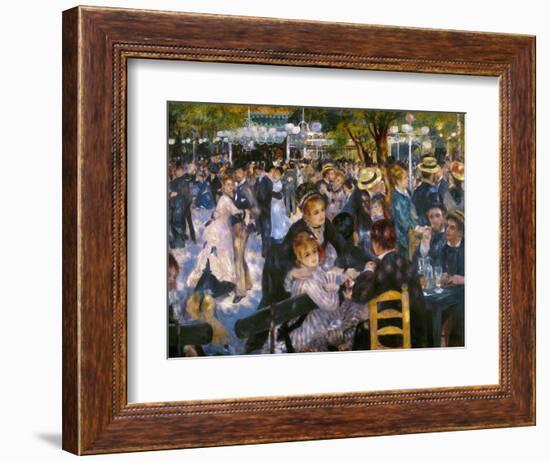 Renoir: Moulin De Galette-Pierre-Auguste Renoir-Framed Giclee Print