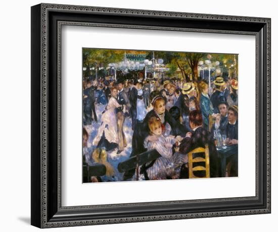 Renoir: Moulin De Galette-Pierre-Auguste Renoir-Framed Giclee Print