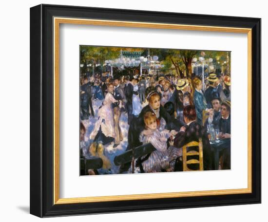 Renoir: Moulin De Galette-Pierre-Auguste Renoir-Framed Giclee Print