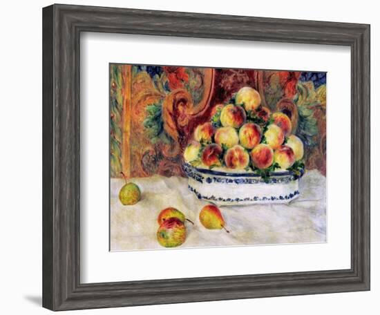 Renoir: Peaches, 1881-Pierre-Auguste Renoir-Framed Giclee Print