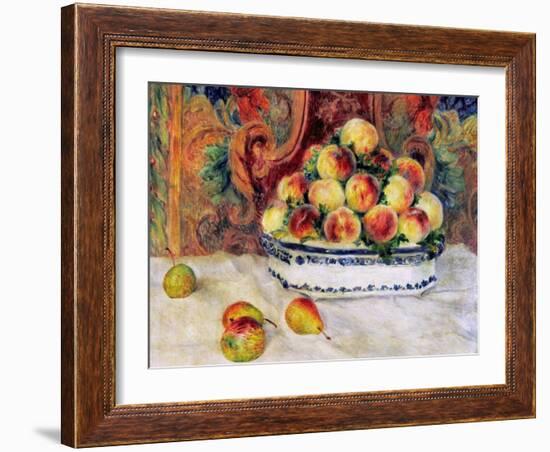 Renoir: Peaches, 1881-Pierre-Auguste Renoir-Framed Giclee Print