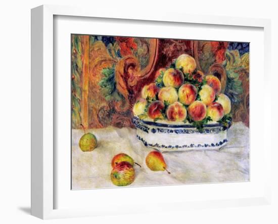 Renoir: Peaches, 1881-Pierre-Auguste Renoir-Framed Giclee Print