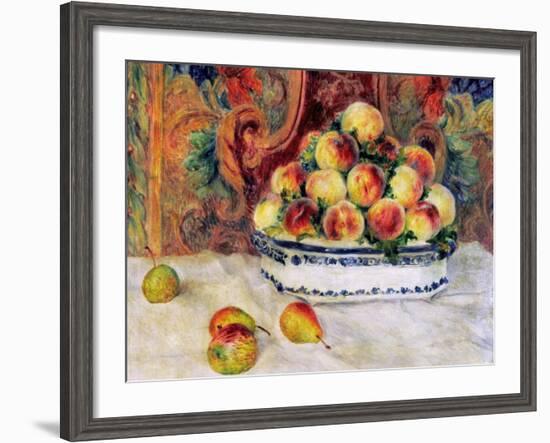 Renoir: Peaches, 1881-Pierre-Auguste Renoir-Framed Giclee Print