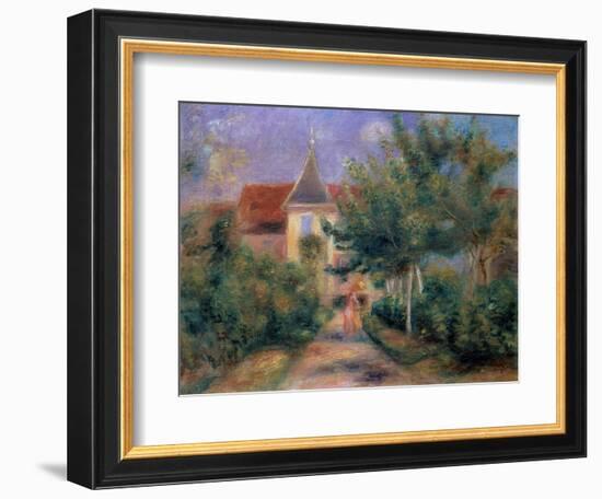 Renoir's House at Essoyes, 1906-Pierre-Auguste Renoir-Framed Giclee Print