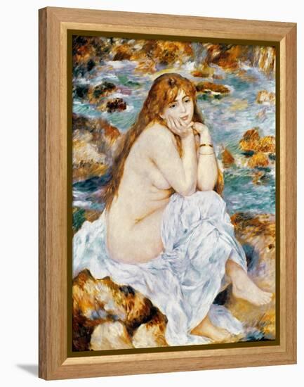 Renoir: Seated Bather, 1885-Pierre-Auguste Renoir-Framed Premier Image Canvas