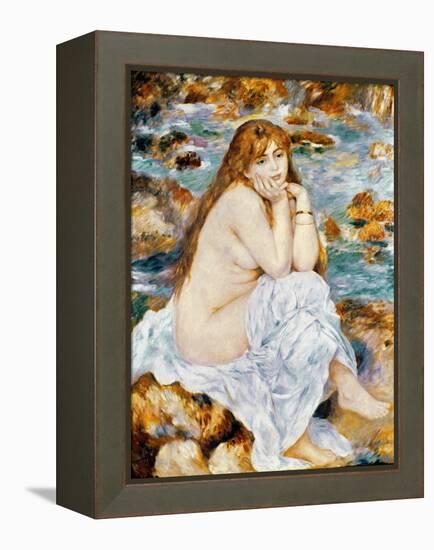 Renoir: Seated Bather, 1885-Pierre-Auguste Renoir-Framed Premier Image Canvas
