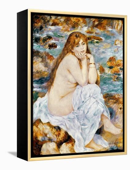 Renoir: Seated Bather, 1885-Pierre-Auguste Renoir-Framed Premier Image Canvas