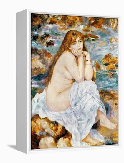 Renoir: Seated Bather, 1885-Pierre-Auguste Renoir-Framed Premier Image Canvas