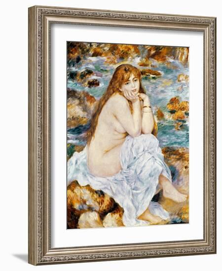 Renoir: Seated Bather, 1885-Pierre-Auguste Renoir-Framed Giclee Print