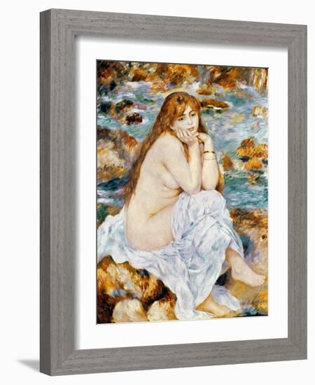 Renoir: Seated Bather, 1885-Pierre-Auguste Renoir-Framed Giclee Print