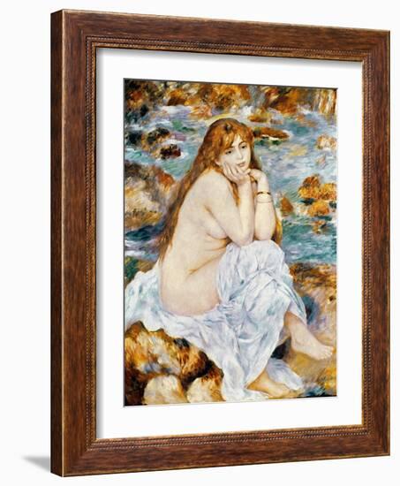 Renoir: Seated Bather, 1885-Pierre-Auguste Renoir-Framed Giclee Print