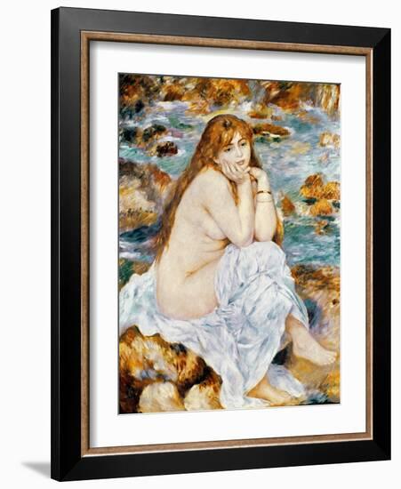 Renoir: Seated Bather, 1885-Pierre-Auguste Renoir-Framed Giclee Print