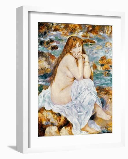 Renoir: Seated Bather, 1885-Pierre-Auguste Renoir-Framed Giclee Print