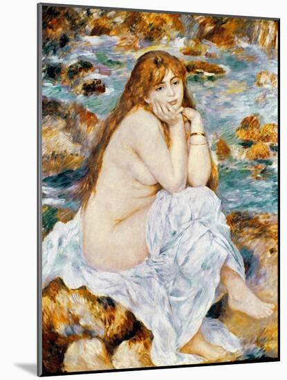 Renoir: Seated Bather, 1885-Pierre-Auguste Renoir-Mounted Giclee Print