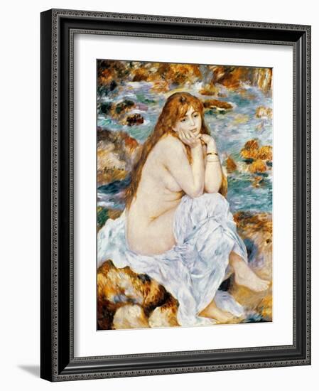 Renoir: Seated Bather, 1885-Pierre-Auguste Renoir-Framed Giclee Print