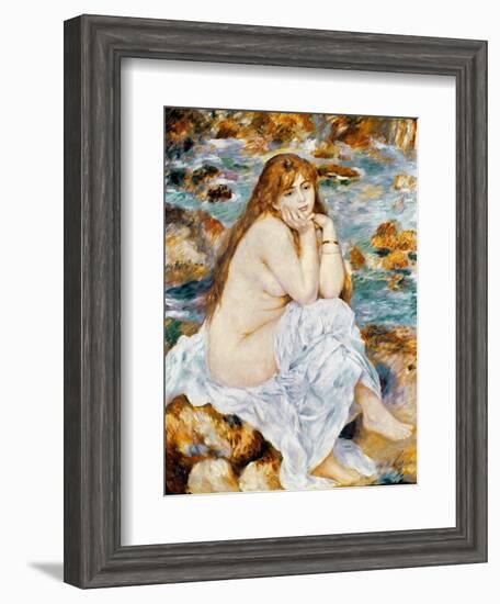 Renoir: Seated Bather, 1885-Pierre-Auguste Renoir-Framed Giclee Print