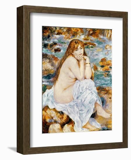 Renoir: Seated Bather, 1885-Pierre-Auguste Renoir-Framed Giclee Print