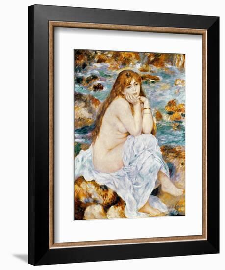 Renoir: Seated Bather, 1885-Pierre-Auguste Renoir-Framed Giclee Print