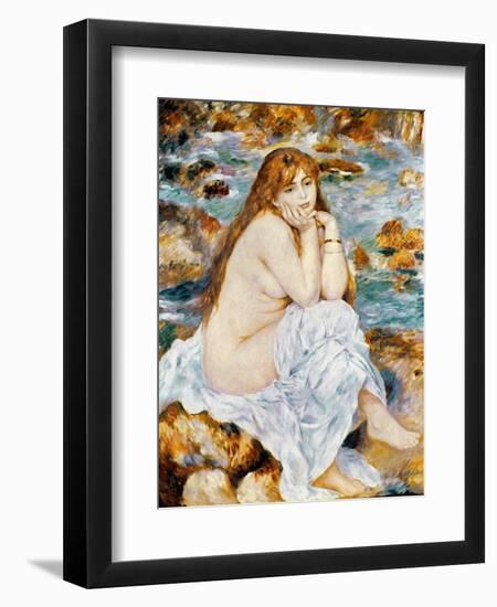 Renoir: Seated Bather, 1885-Pierre-Auguste Renoir-Framed Giclee Print