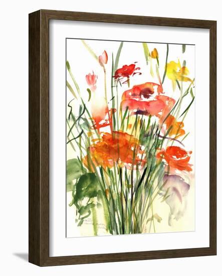 Renoncules, 2001-Claudia Hutchins-Puechavy-Framed Giclee Print