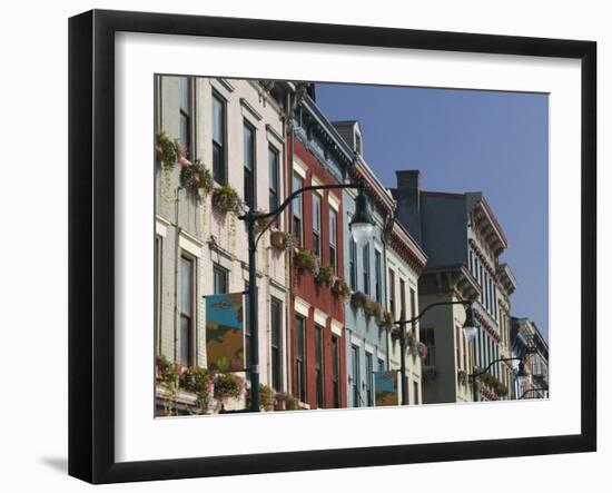 Renovated Buildings by Findlay Market, Cincinnati, Ohio-Walter Bibikow-Framed Photographic Print