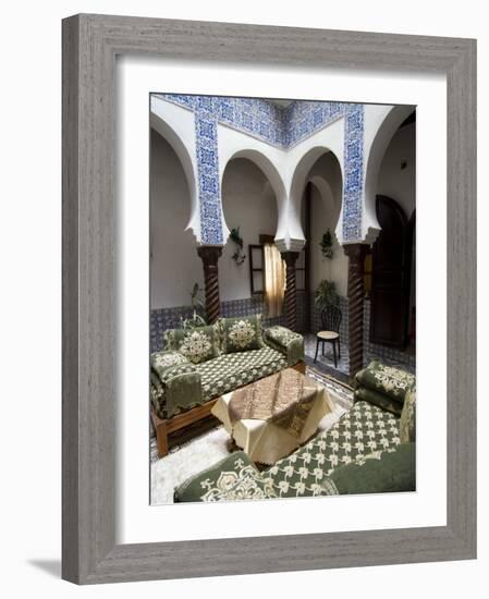 Renovated Typical Dwelling, the Kasbah, Algiers, Algeria-Ethel Davies-Framed Photographic Print