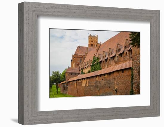 Renovations and restorations continue at Malbork Castle on northern Poland.-Mallorie Ostrowitz-Framed Photographic Print