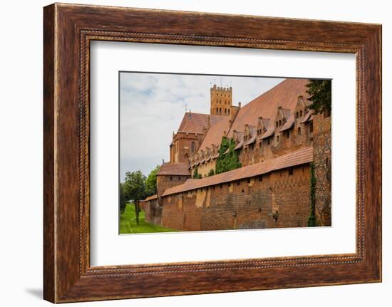 Renovations and restorations continue at Malbork Castle on northern Poland.-Mallorie Ostrowitz-Framed Photographic Print