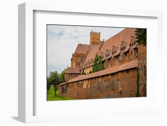 Renovations and restorations continue at Malbork Castle on northern Poland.-Mallorie Ostrowitz-Framed Photographic Print