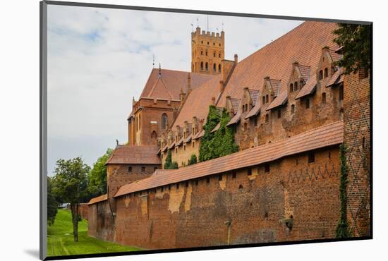 Renovations and restorations continue at Malbork Castle on northern Poland.-Mallorie Ostrowitz-Mounted Photographic Print