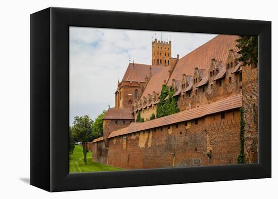 Renovations and restorations continue at Malbork Castle on northern Poland.-Mallorie Ostrowitz-Framed Premier Image Canvas