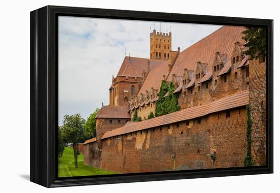 Renovations and restorations continue at Malbork Castle on northern Poland.-Mallorie Ostrowitz-Framed Premier Image Canvas
