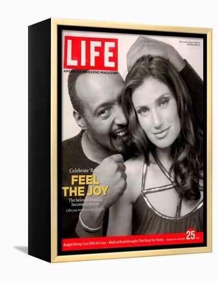 Rent Co-stars Jesse L. Martin and Idina Menzel, November 25, 2005-Karina Taira-Framed Premier Image Canvas