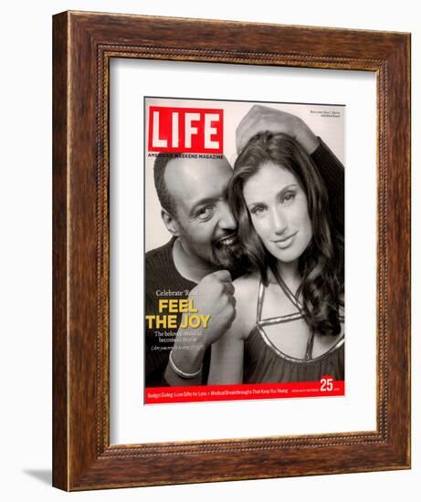 Rent Co-stars Jesse L. Martin and Idina Menzel, November 25, 2005-Karina Taira-Framed Photographic Print