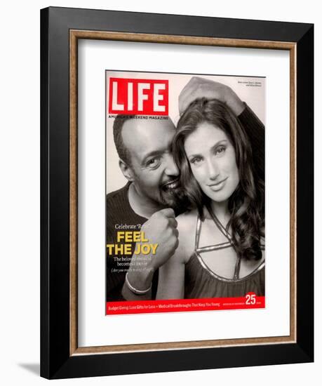 Rent Co-stars Jesse L. Martin and Idina Menzel, November 25, 2005-Karina Taira-Framed Photographic Print