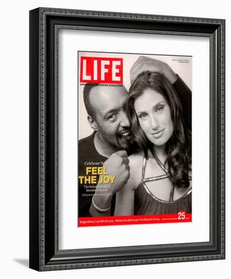 Rent Co-stars Jesse L. Martin and Idina Menzel, November 25, 2005-Karina Taira-Framed Photographic Print