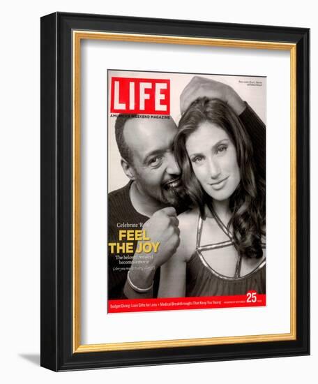 Rent Co-stars Jesse L. Martin and Idina Menzel, November 25, 2005-Karina Taira-Framed Photographic Print