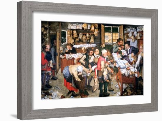 Rent Day, C1584-1638-Pieter Brueghel the Younger-Framed Giclee Print