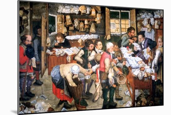 Rent Day, C1584-1638-Pieter Brueghel the Younger-Mounted Giclee Print