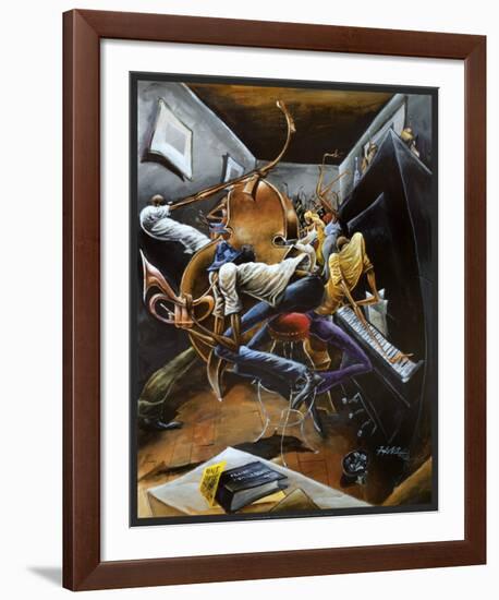 Rent Party-Frank Morrison-Framed Art Print