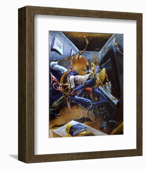 Rent Party-Frank Morrison-Framed Art Print